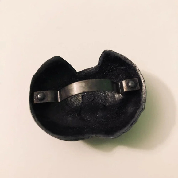 Vintage Boy Scout Neckerchief Slide Scarf Slider Eagle Crest - Picture 3 of 8